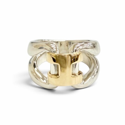 Hermes History Ring "Silver/Gold"