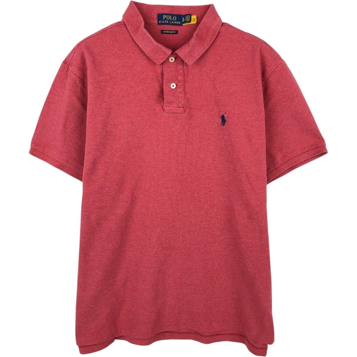 古着 ラルフローレン Ralph Lauren POLO RALPH LAUREN CUSTOM SLIM FIT 半袖 ポロシャツ メンズXL相当/eaa657633