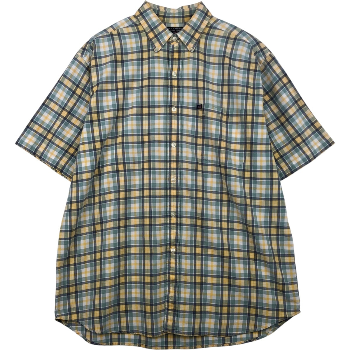 古着 00年代 ラルフローレン Ralph Lauren POLO JEANS COMPANY 半袖 ボタンダウン チェックシャツ メンズXL相当/eaa640952