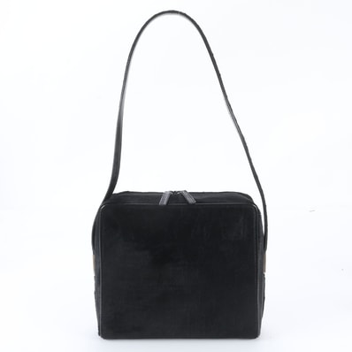 ■極美品 グッチ ハラコショルダーバッグ レザー