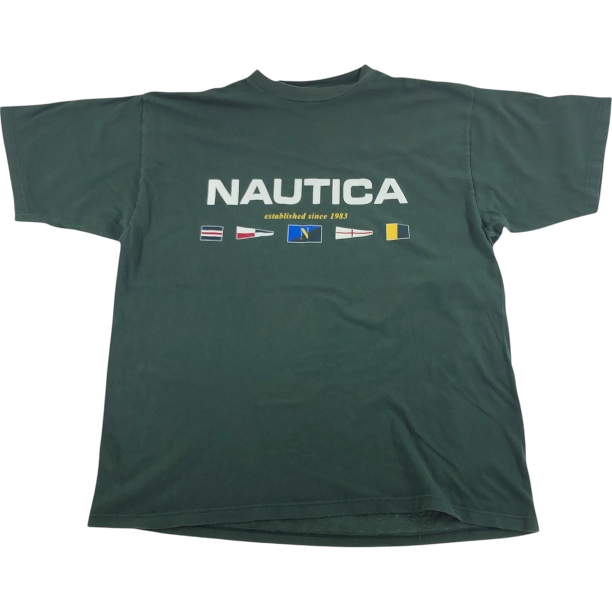 古着 90年代 ノーティカ NAUTICA 半袖 ロゴTシャツ USA製 メンズXL相当 ヴィンテージ/eaa536145