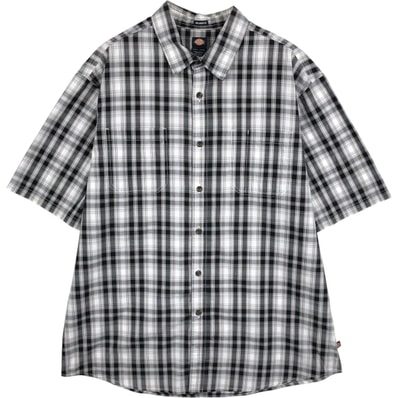 古着 ディッキーズ Dickies Relaxed Fit 半袖 ワークシャツ メンズL相当/eaa653014