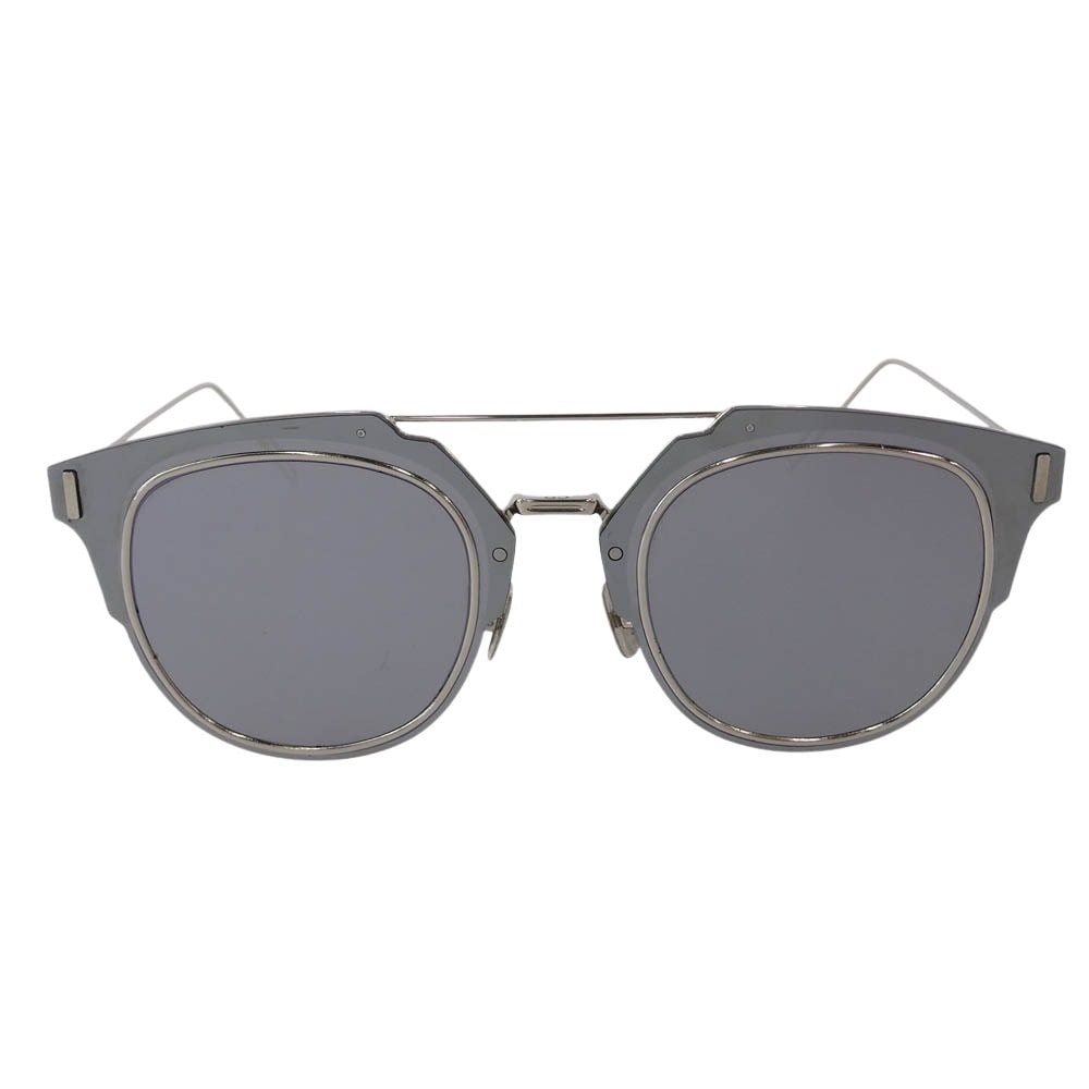 DIOR HOMME ディオールオム サングラス composit 1.0 コンポジット サングラス アイウェア シルバー系 フレーム:シルバー系  62□12-150【中古】