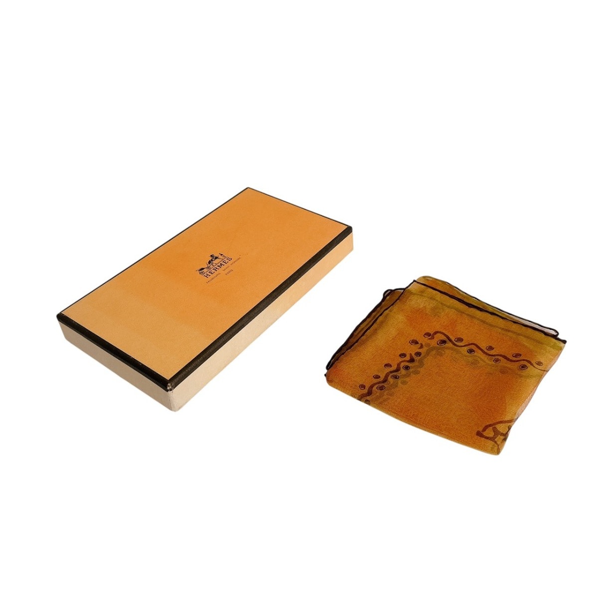 エルメス HERMES カレ40 荷物を運ぶ象 スカーフ