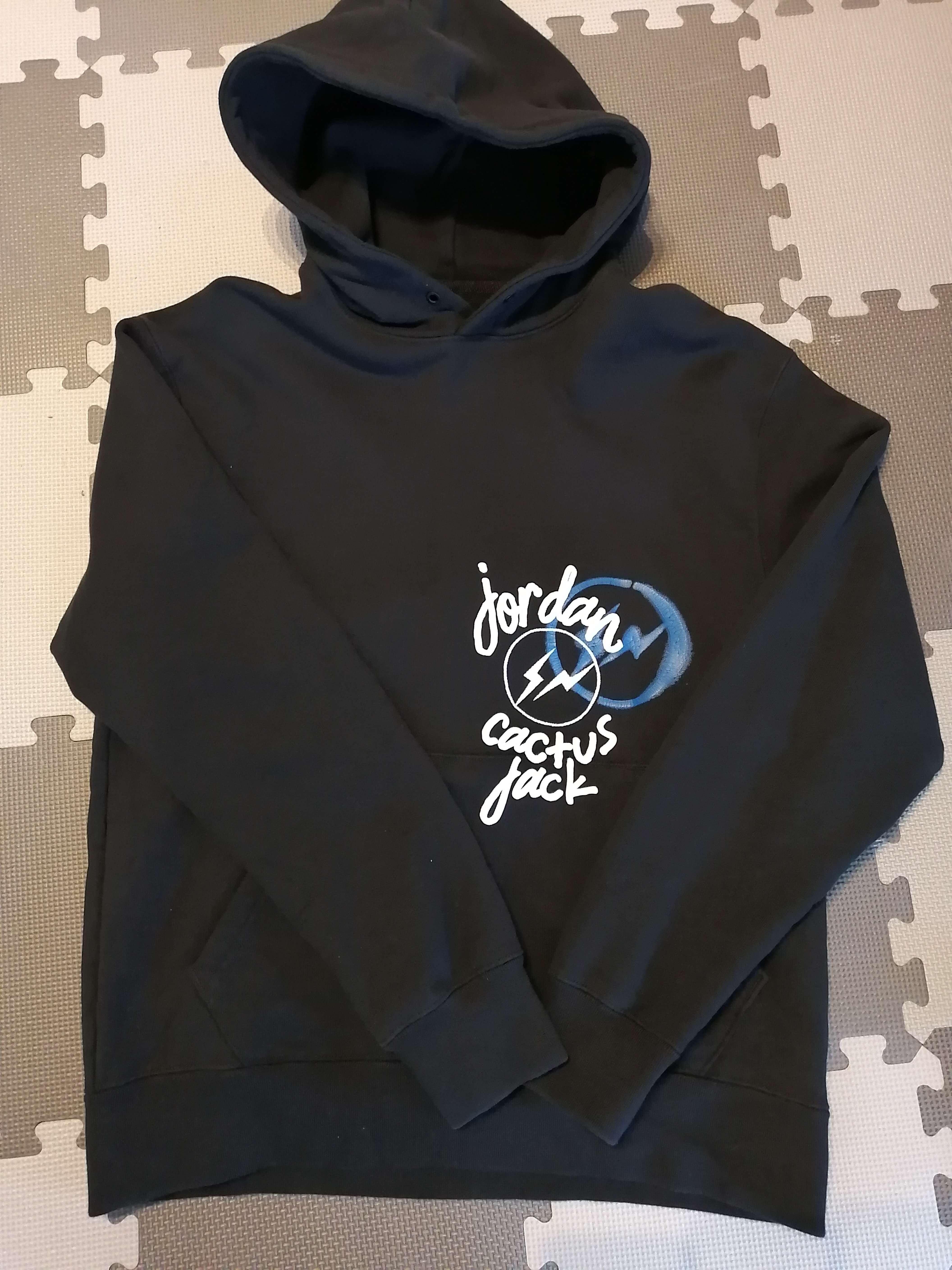 Air Jordan Travis Scott Fragment Hoodie "Black"