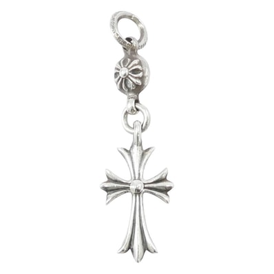 CHROME HEARTS クロムハーツ(原本無) ペンダントトップ 1B TNY CH CRS 1ボール タイニー CHクロス チャーム ネックレス ペンダントトップ シルバー系【中古】