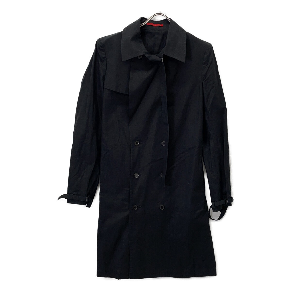 ワイズ YT-C51-356 赤タグ ヴィンテージ ブラック ステンカラーコート 4