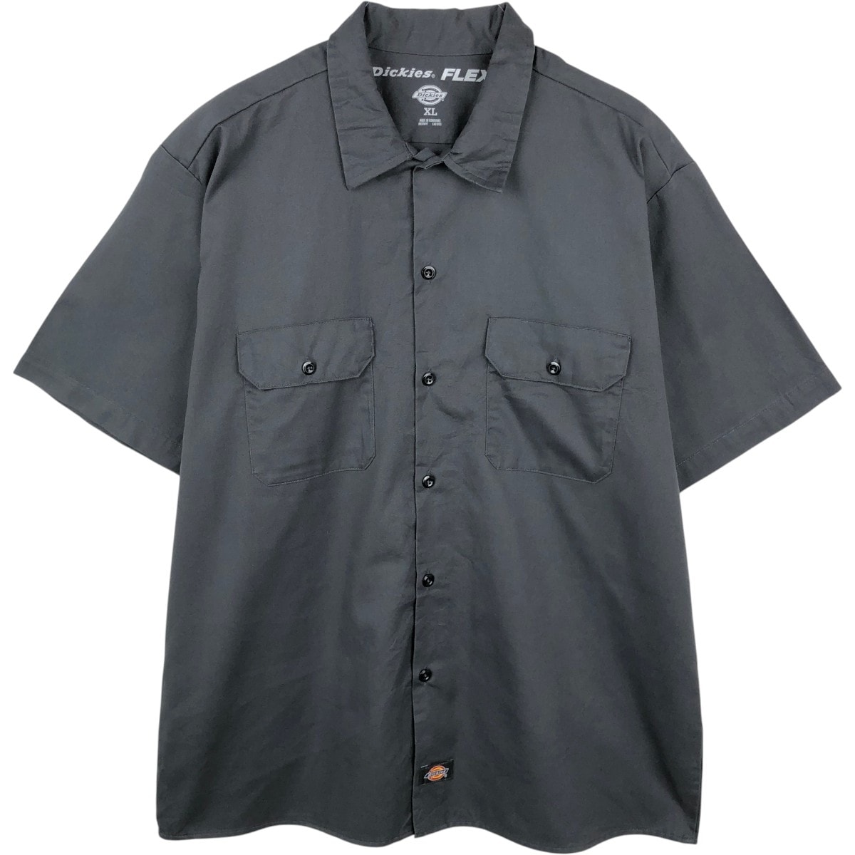 古着 ディッキーズ Dickies FLEX 半袖 ワークシャツ ボックスシャツ メンズXL相当/eaa668053