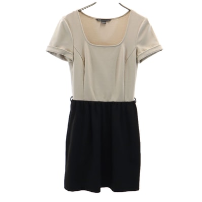 ARMANI EXCHANGE アルマーニエクスチェンジ 半袖 ミニワンピース グレージュ