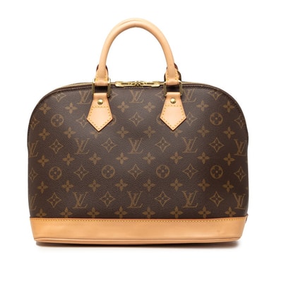 ルイ ヴィトン モノグラム アルマPM ハンドバッグ M51130 ブラウン PVC レザー レディース LOUIS VUITTON 【中古】