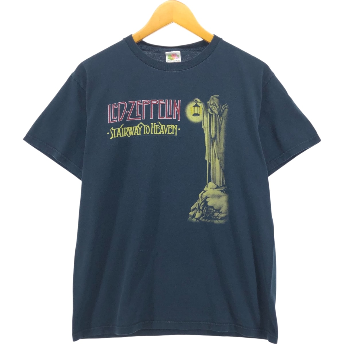 古着 フルーツオブザルーム FRUIT OF THE LOOM LED ZEPPELIN レッドツェッペリン バンドTシャツ バンT メンズM相当/eaa565229