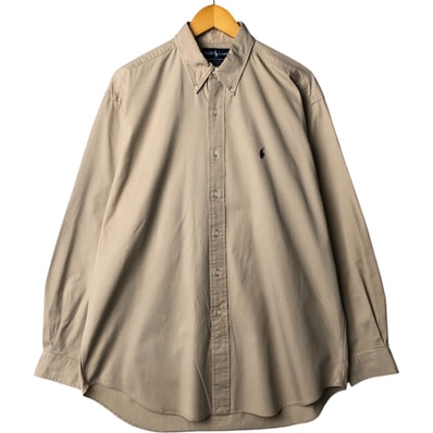 古着 ラルフローレン Ralph Lauren BLAKE 長袖 ボタンダウンシャツ メンズL相当/eaa568519