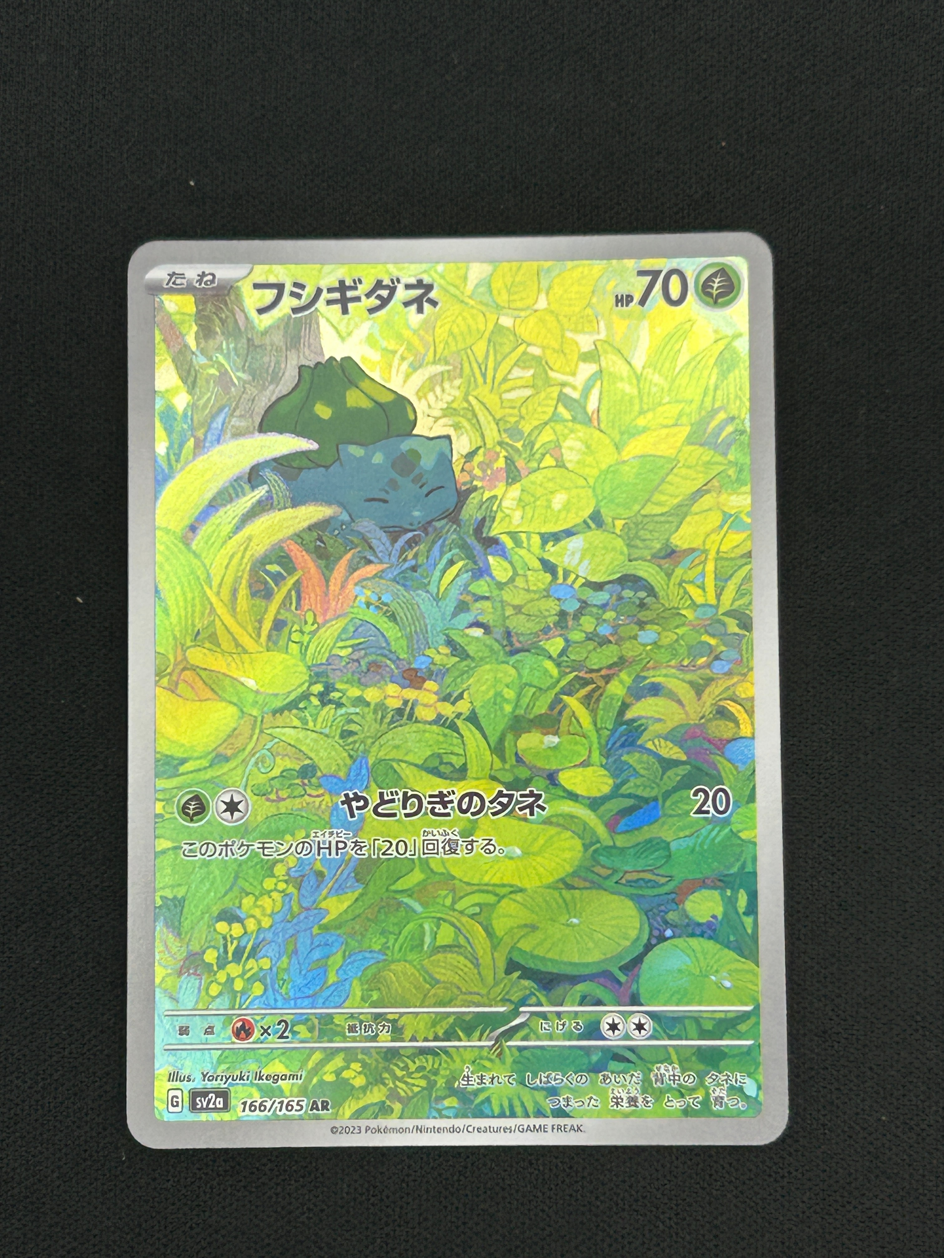 フシギダネ AR[SV2a 166/165](強化拡張パック「ポケモンカード151」)の