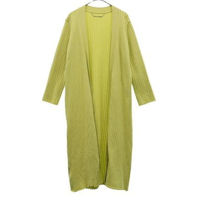 Mila Owen 長袖 リブ ニットカーディガン