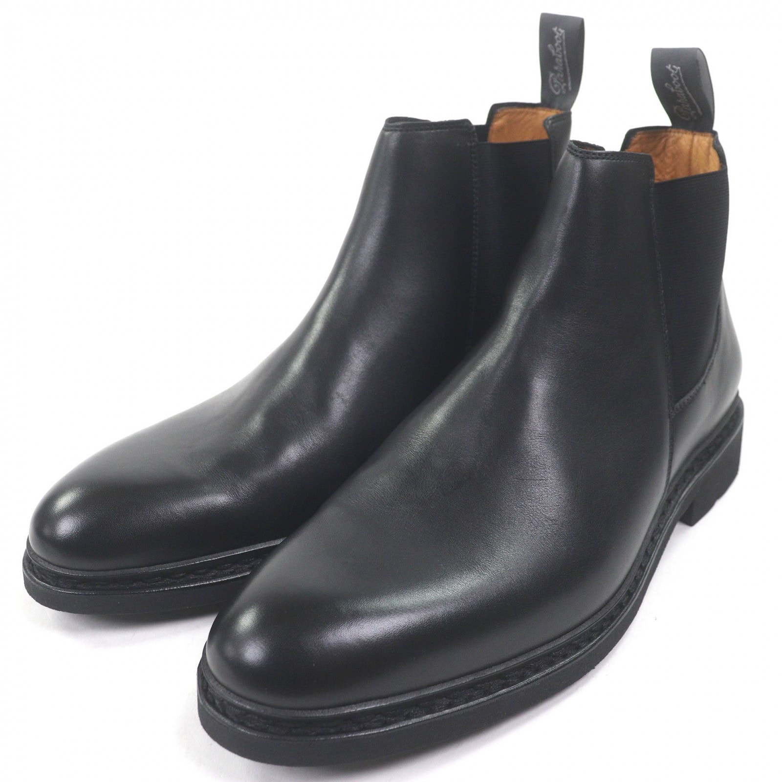 極美品 パラブーツ アンクルブーツ CHAMFORT シャンフォート ブラック