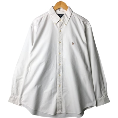 古着 ラルフローレン Ralph Lauren YARMOUTH 長袖 ボタンダウンシャツ メンズXL相当/eaa568503