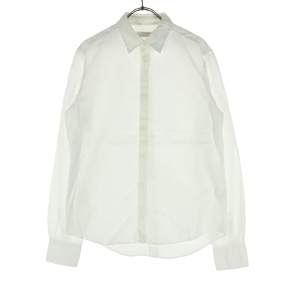 BEAMS ビームス 長袖 コットンシャツ M ホワイト
