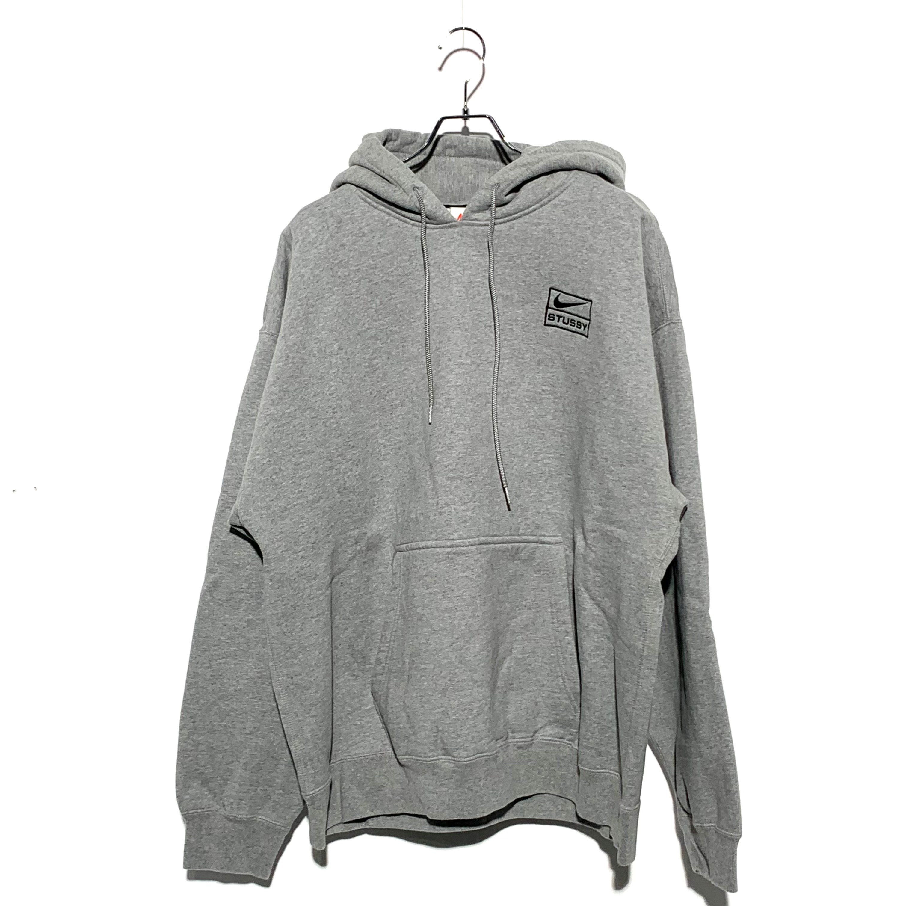 Stussy × Nike NRG Washed Hoodie (US Size) "Grey" DJ9488-063