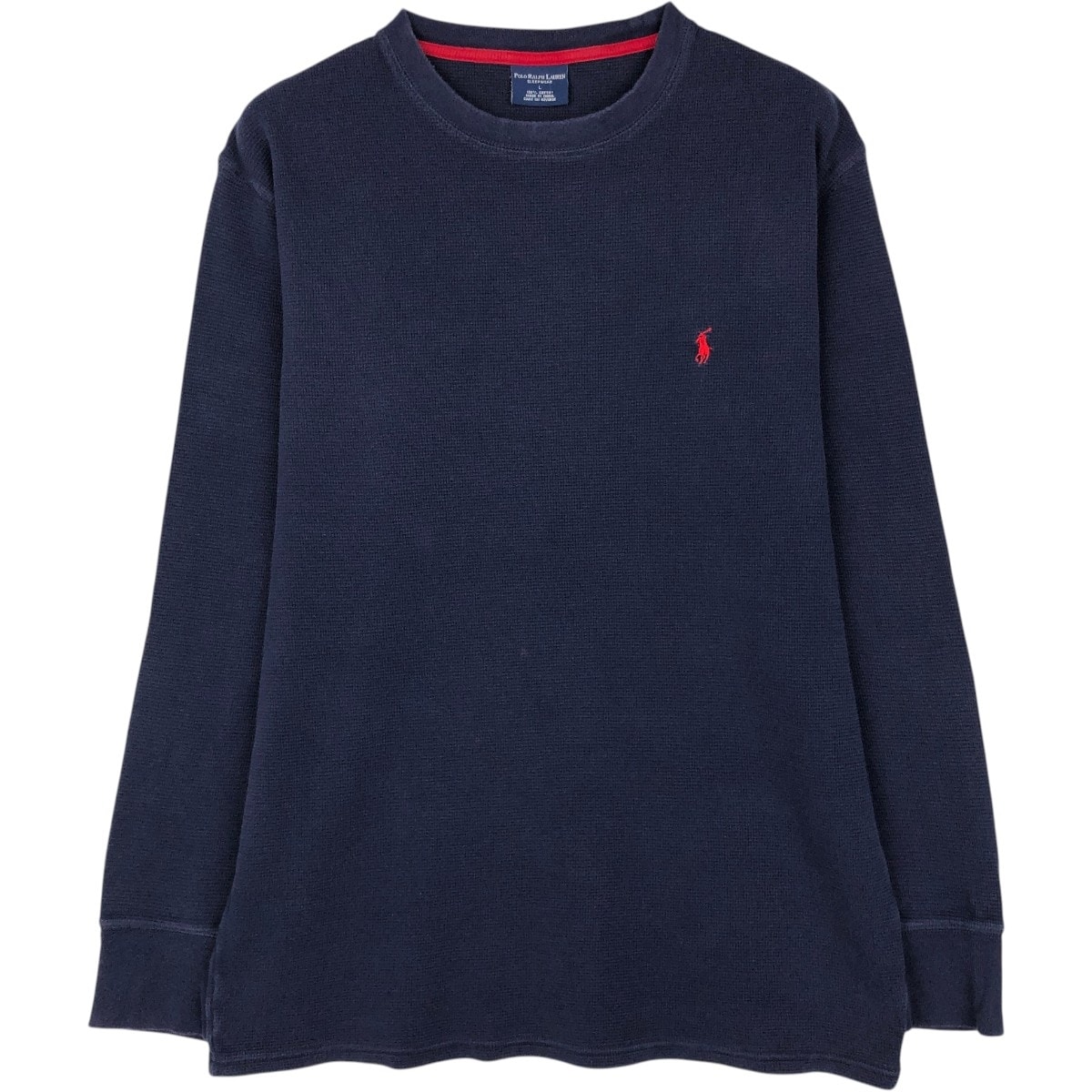 古着 ラルフローレン Ralph Lauren POLO RALPH LAUREN SLEEPWEAR サーマルロンT ワッフル メンズL相当/eaa660282
