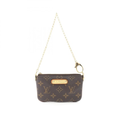 ルイ・ヴィトン LOUIS VUITTON ポシェット ミラPM モノグラム ポーチ バッグ レザー PVC レディース ブラウン系 M60095 【中古】