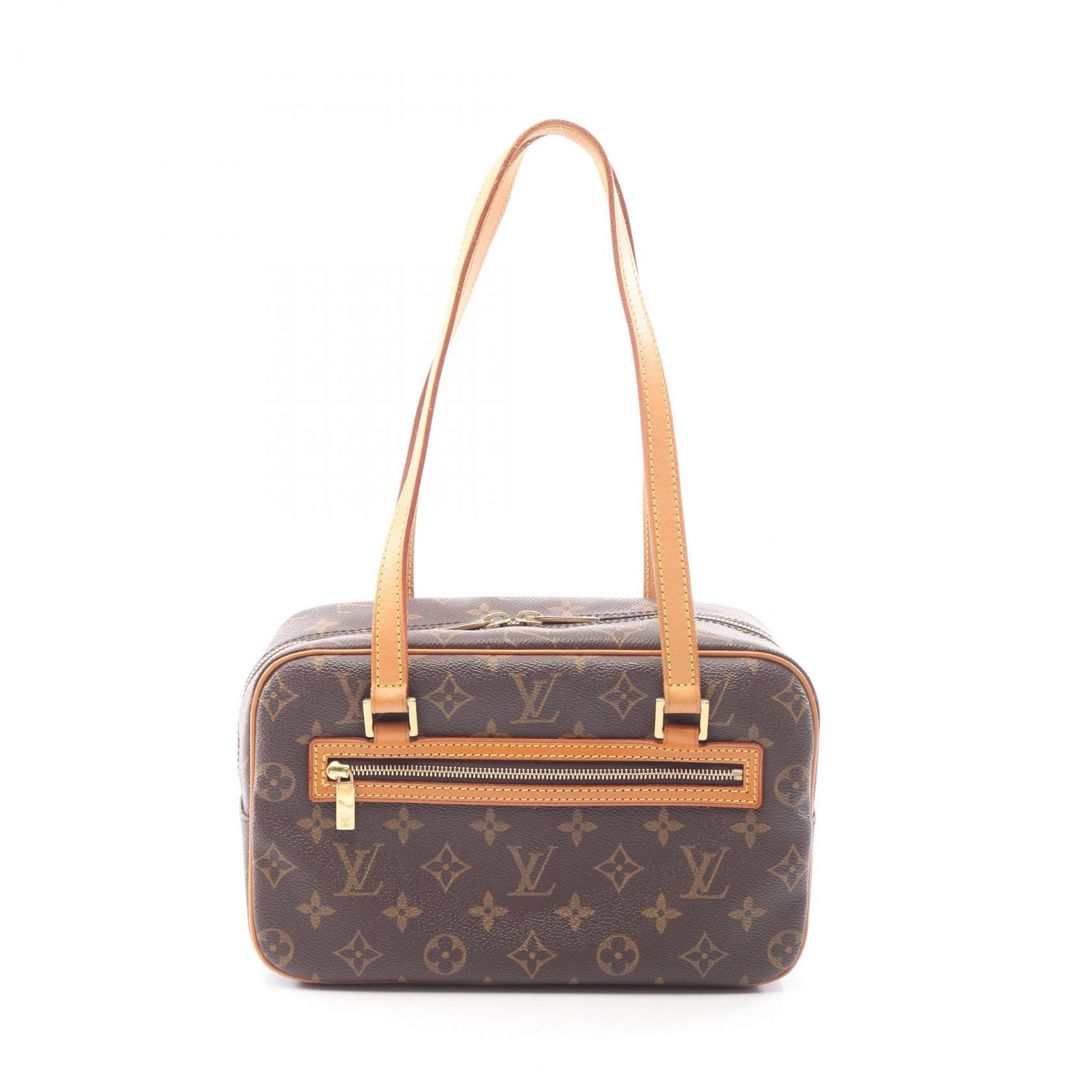 ルイ・ヴィトン LOUIS VUITTON シテMM ショルダーバッグ バッグ PVCコーティングキャンバス レザー モノグラム レディース ブラウン系 M51182 【中古】
