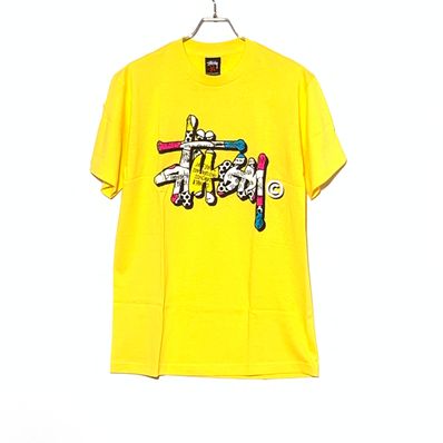 黒タグ マルチカラーストックロゴ半袖Tシャツ