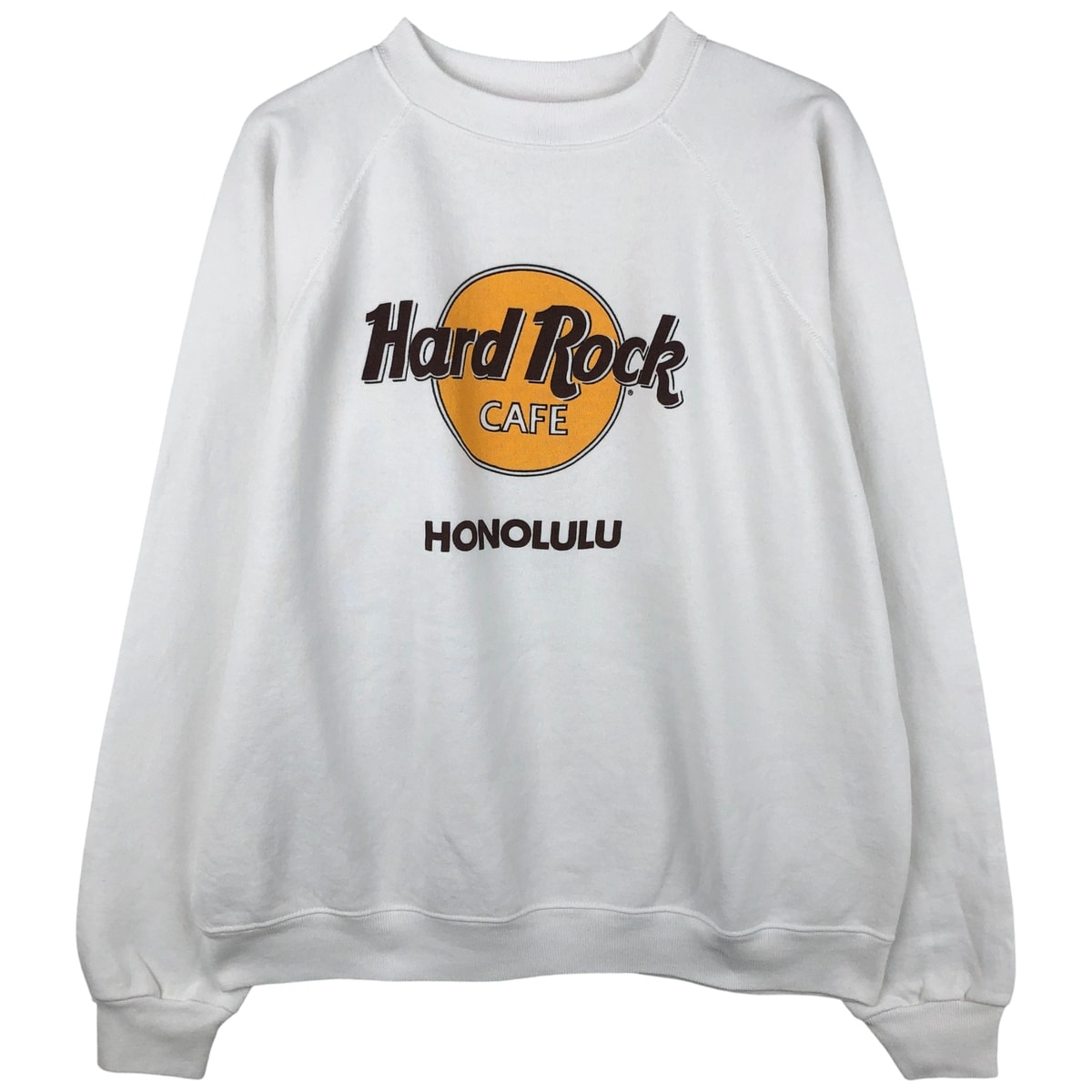 古着 90年代 ヘインズ Hanes HARD ROCK CAFE ハードロックカフェ アドバタイジング スウェットシャツ トレーナー USA製 メンズXXL相当 ヴィンテージ/eaa607337