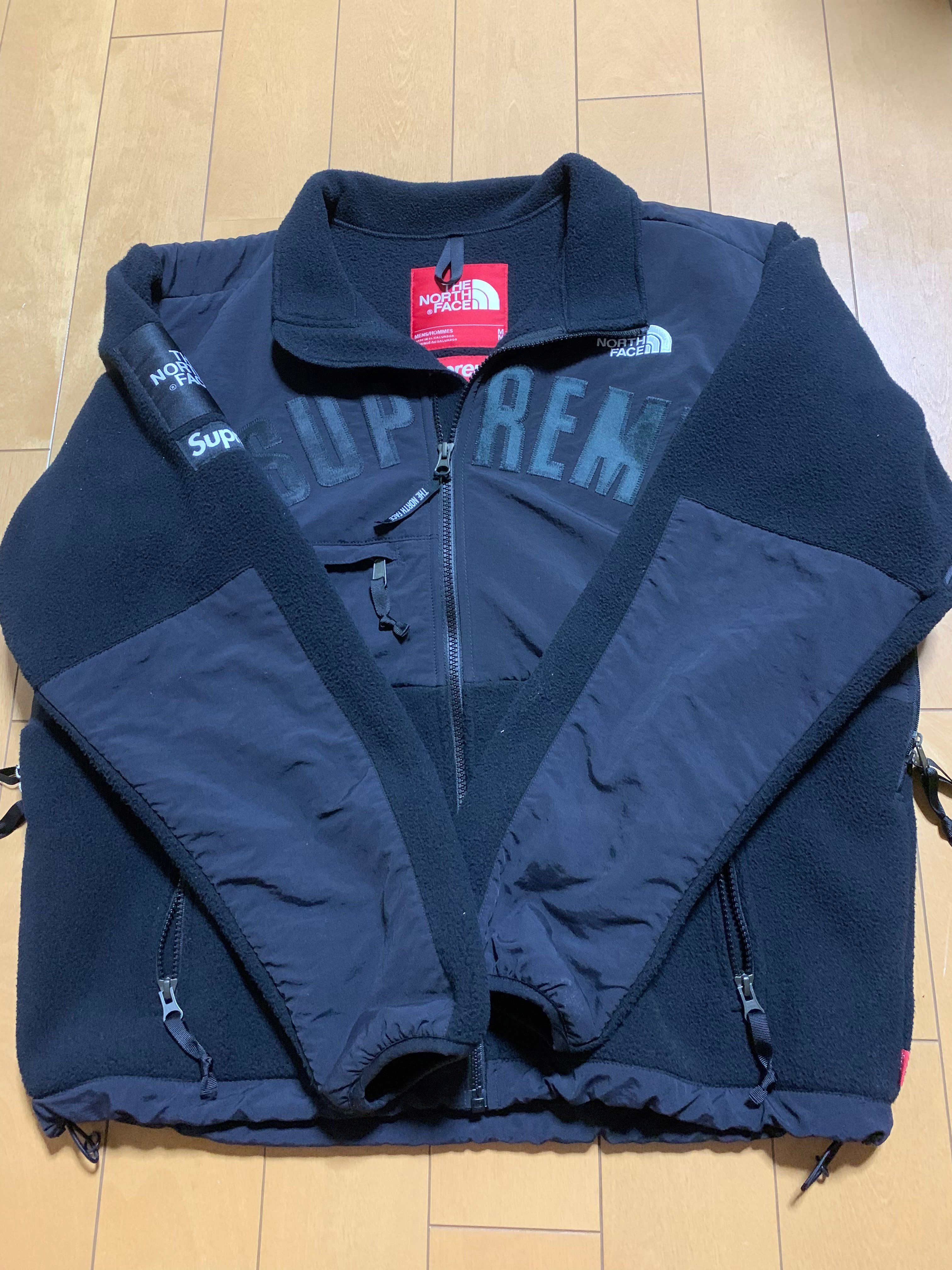Supreme x The North Face Arc Logo Denali Fleece Jacket "Black"