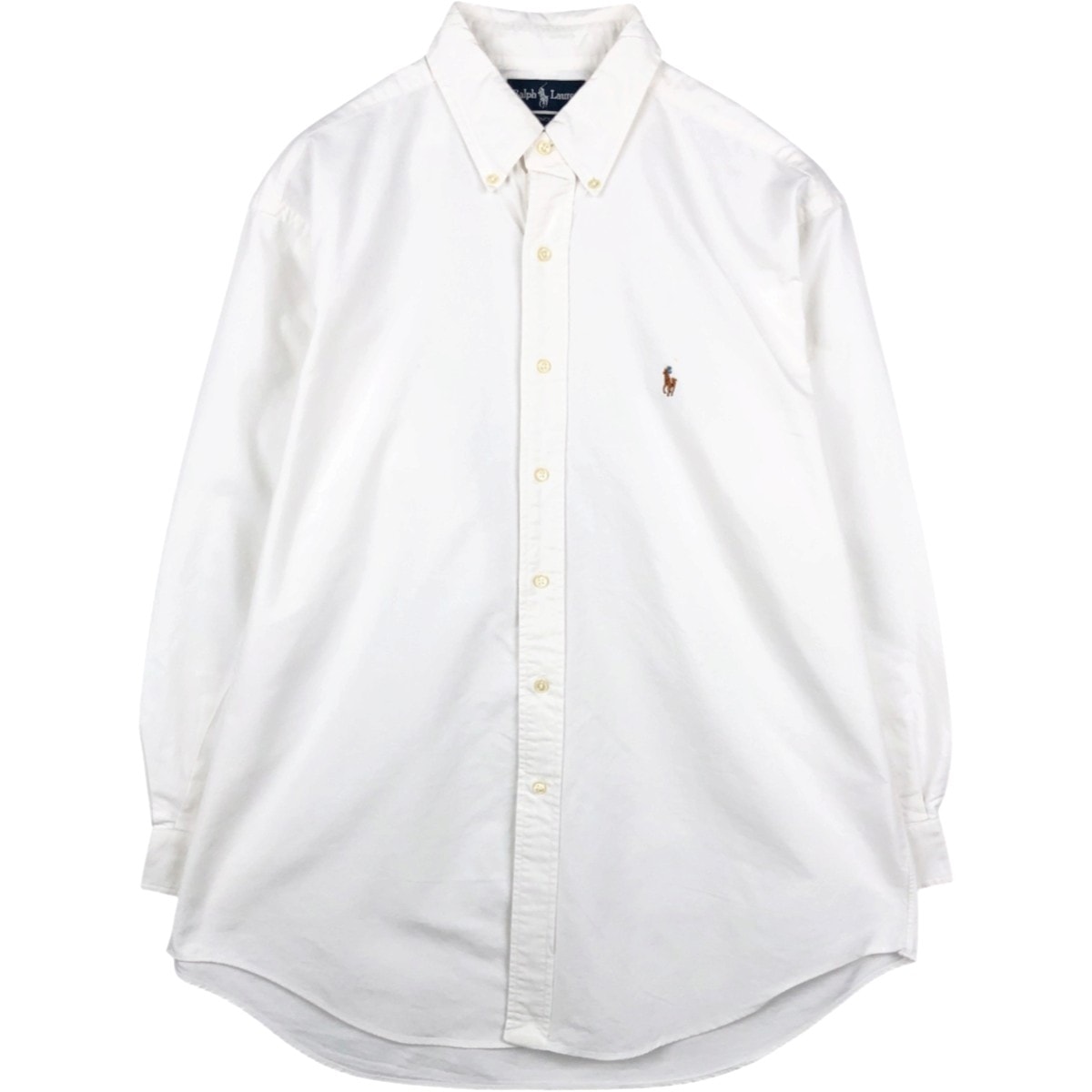 古着 90年代 ラルフローレン Ralph Lauren YARMOUTH 長袖 ボタンダウンシャツ メンズL相当 ボタンダウン ヴィンテージ/eaa676972