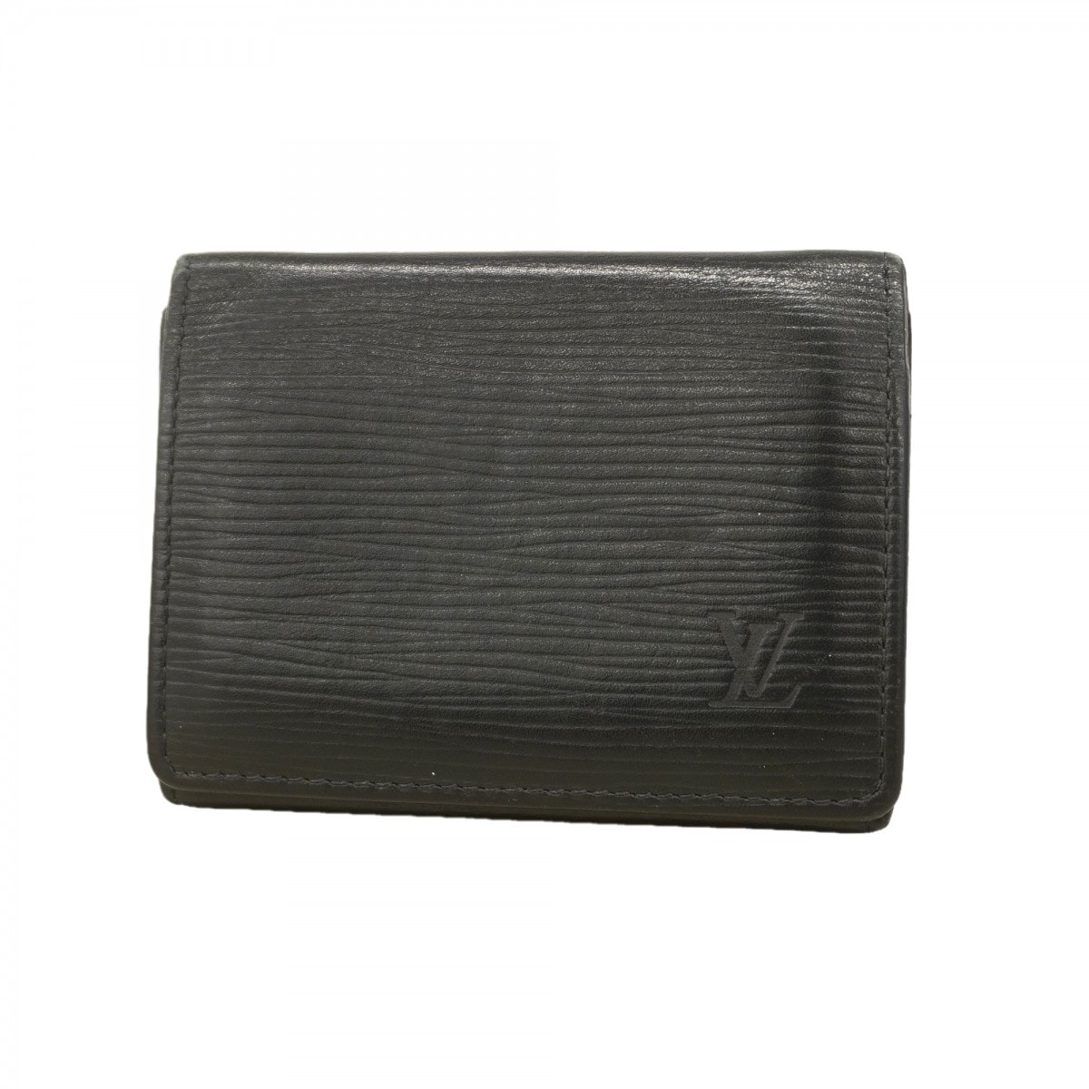 【6ec3291-k】ルイヴィトン 名刺入れ エピ アンヴェロップカルトドゥヴィジット M56582 ノワール【中古】メンズ レディース ユニセックス