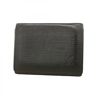 【6ec3291-k】ルイヴィトン 名刺入れ エピ アンヴェロップカルトドゥヴィジット M56582 ノワール【中古】メンズ レディース ユニセックス