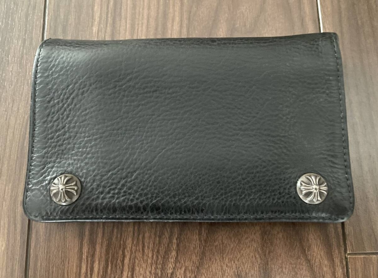 美品 クロムハーツ CHROME HEARTS 1ZIPクロスボール 財布 ウォレット