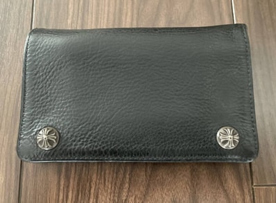 美品 クロムハーツ CHROME HEARTS 1ZIPクロスボール 財布 ウォレット