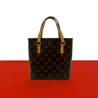 LOUIS VUITTON ルイヴィトン ヴァヴァン PM モノグラム PVC レザー ハンドバッグ ブラウン
23991