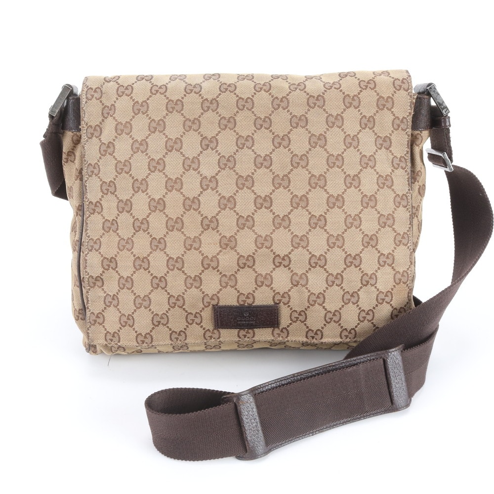 ■美品 グッチ GGキャンバス 146236 ショルダーバッグ