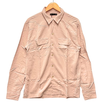 MINEDENIM マインデニム 2502-5002-01-012 Rayon Open Collar SH レーヨン オープン カラー 長袖シャツ 54871