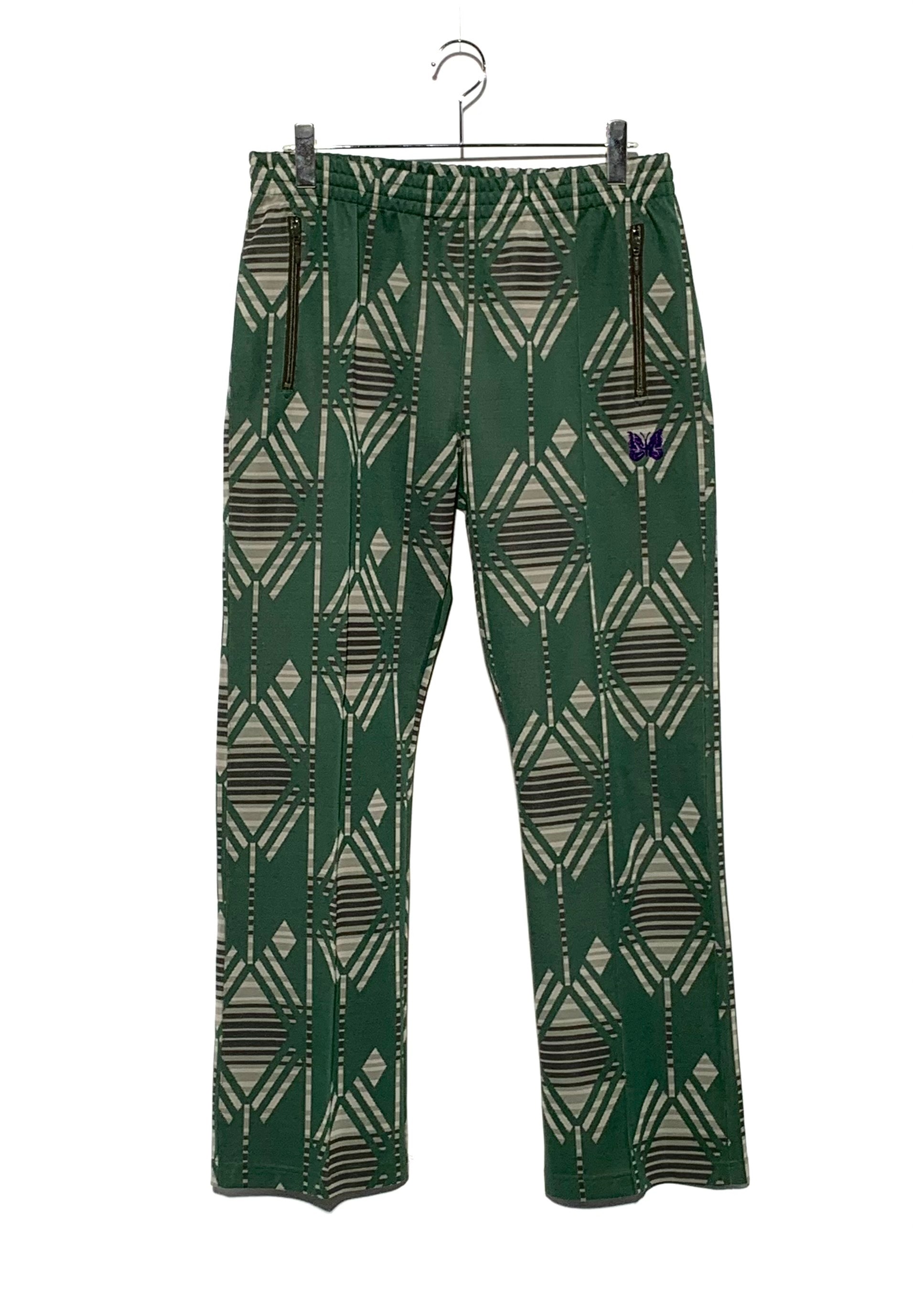 Needles 23AW TRACK PANT - POLY JQ. Green