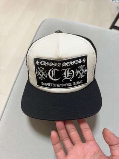 Chrome Hearts Trucker Cap CH "Black/White"