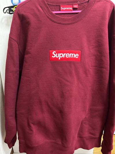 Supreme Box Logo Crewneck "Cardinal" (22FW)