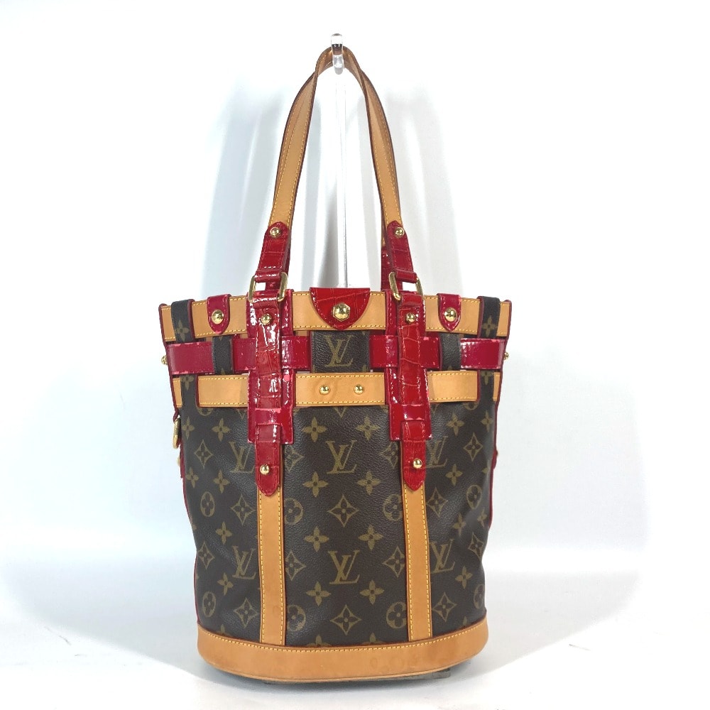 ルイヴィトン LOUIS VUITTON ネオ バケット M95613 モノグラム ルビー 肩掛け カバン ショルダーバッグ ばけつ型 バケツ トートバッグ モノグラムキャンバス ブラウン