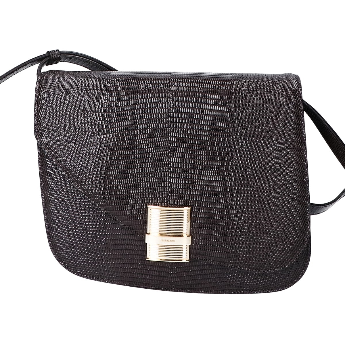 サルヴァトーレフェラガモ 6798 FIAMMA M/フィアンマ ミディアム 型押しカーフスキン