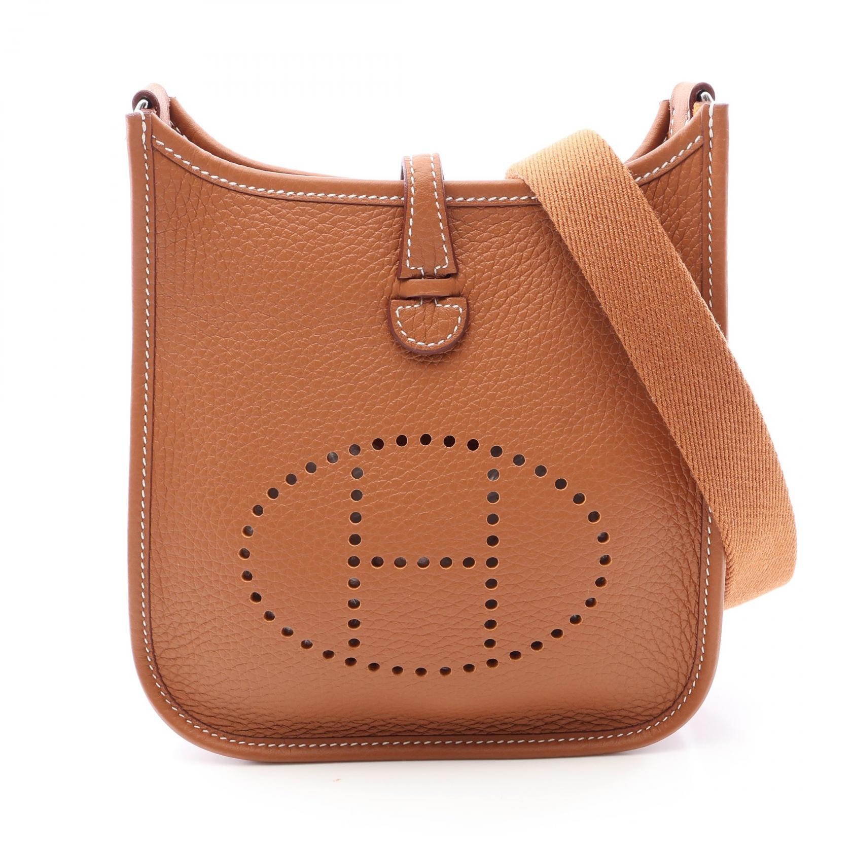 エルメス HERMES エヴリンTPM アマゾン ゴールド ショルダーバッグ バッグ トリヨンクレマンス トリヨンクレマンス レディース ブラウン系 【中古】