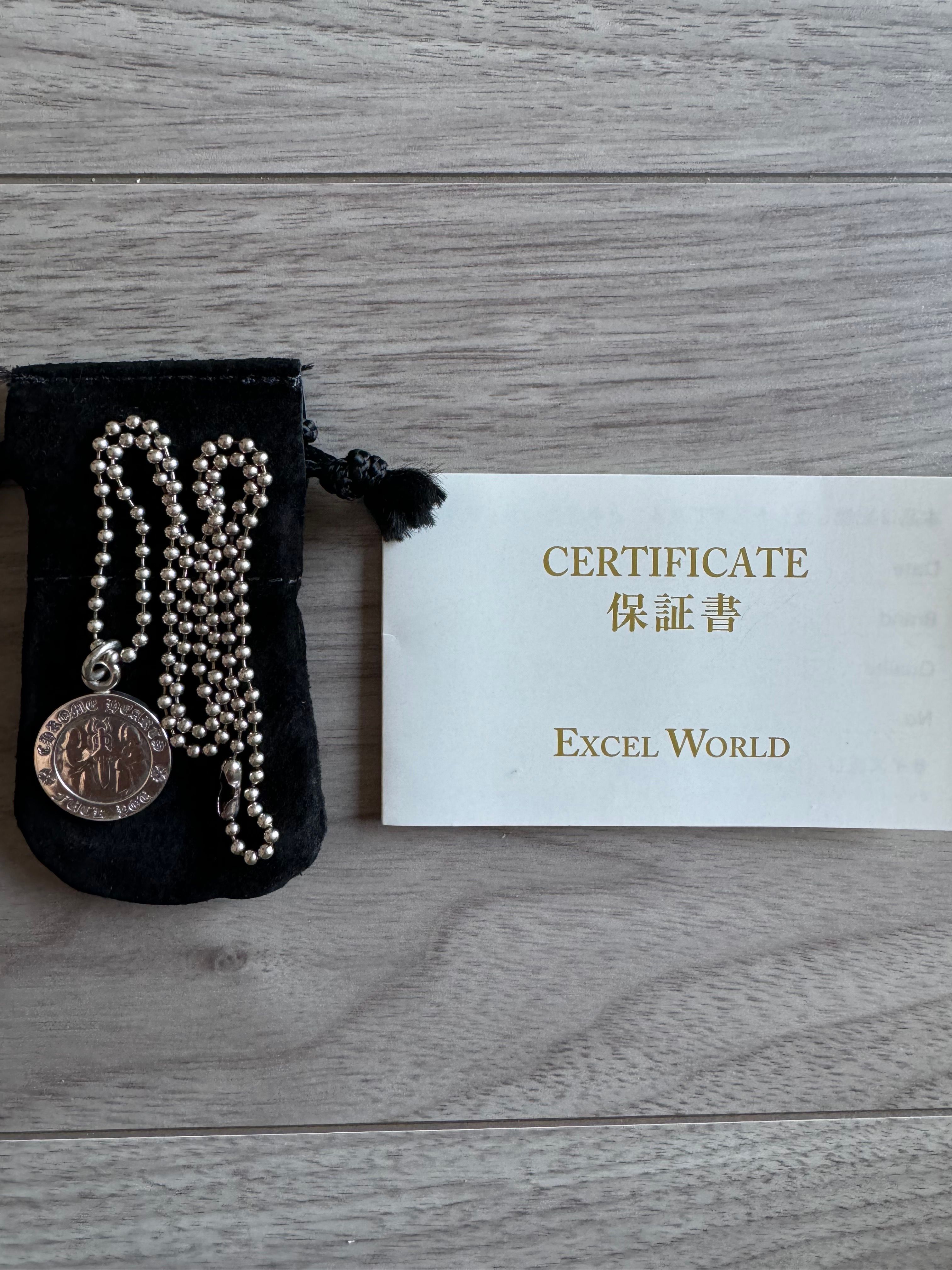 Chrome Hearts Angel Medal Charm Fuck You "Silver"