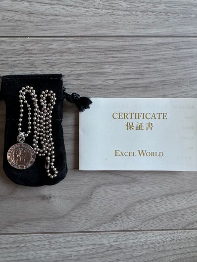 Chrome Hearts Angel Medal Charm Fuck You "Silver"