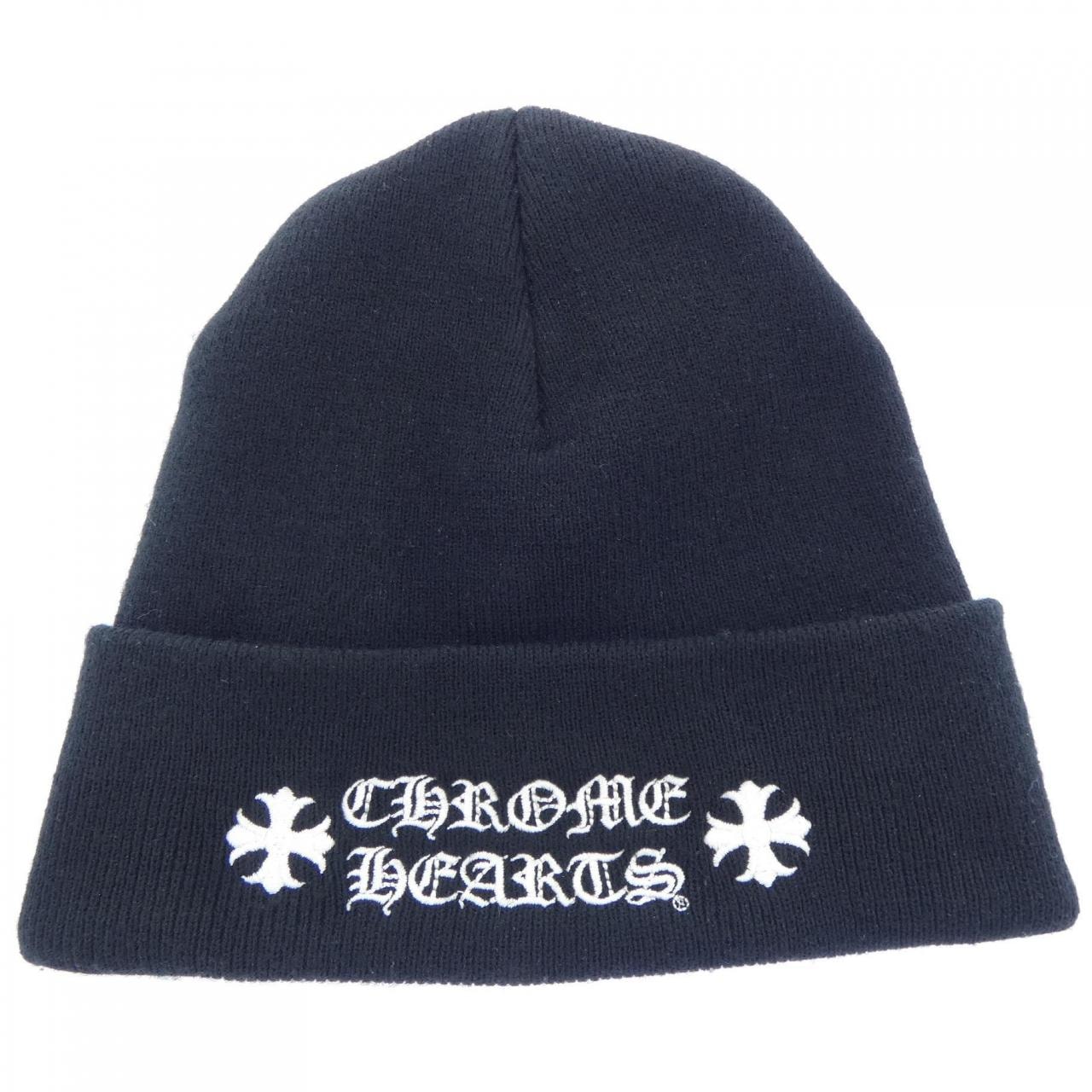 C (やや傷や汚れあり)】クロムハーツ CHROME HEARTS CH CROSS BEANIE
