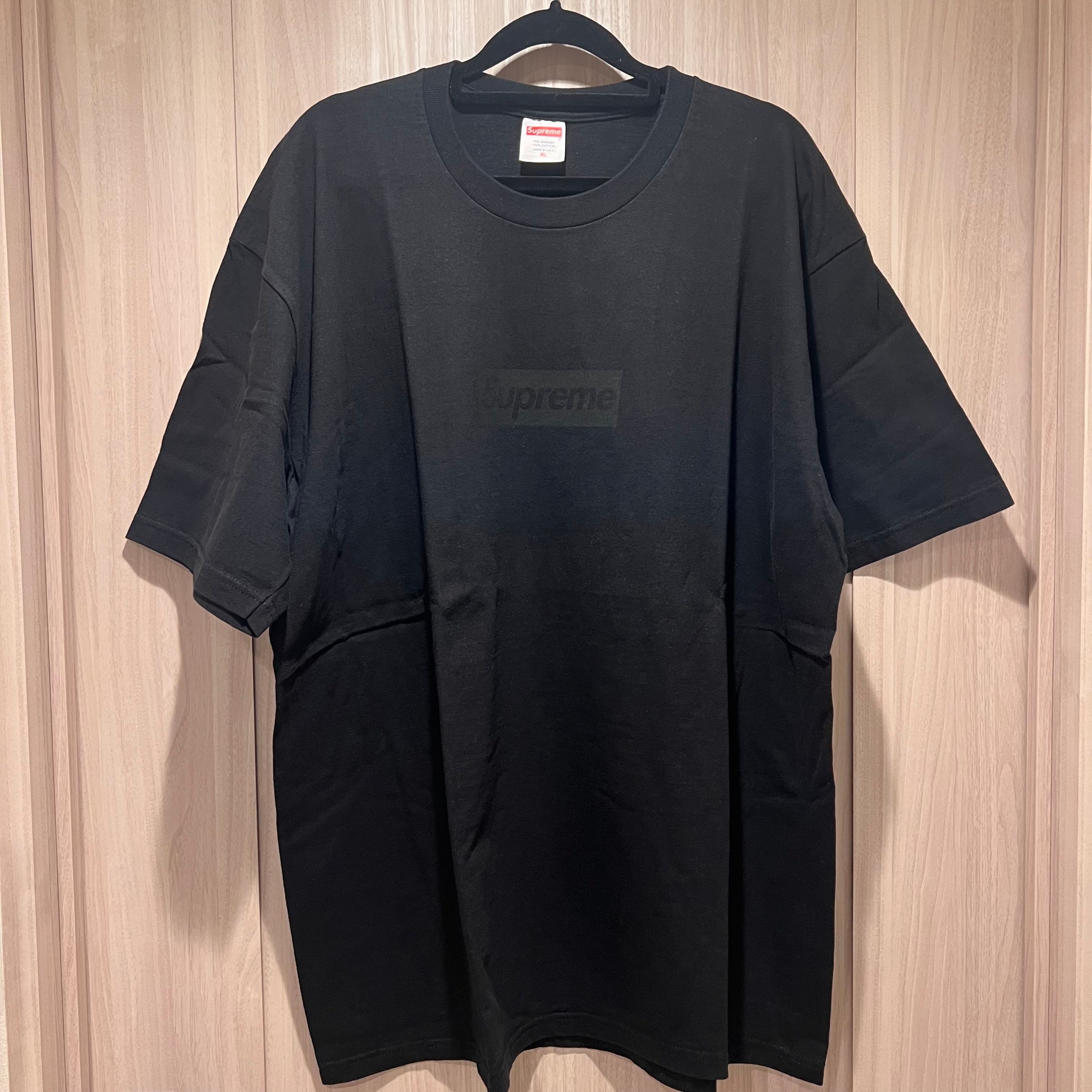Supreme Tonal Box Logo Tee "Black"