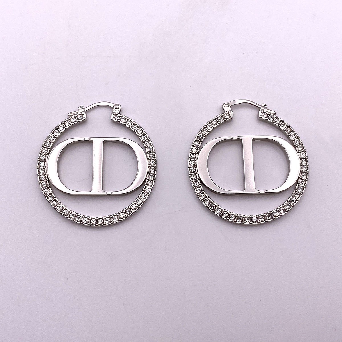 Christian Dior クリスチャンディオール 30 モンテーニュ ピアス メタル レディース【中古】
