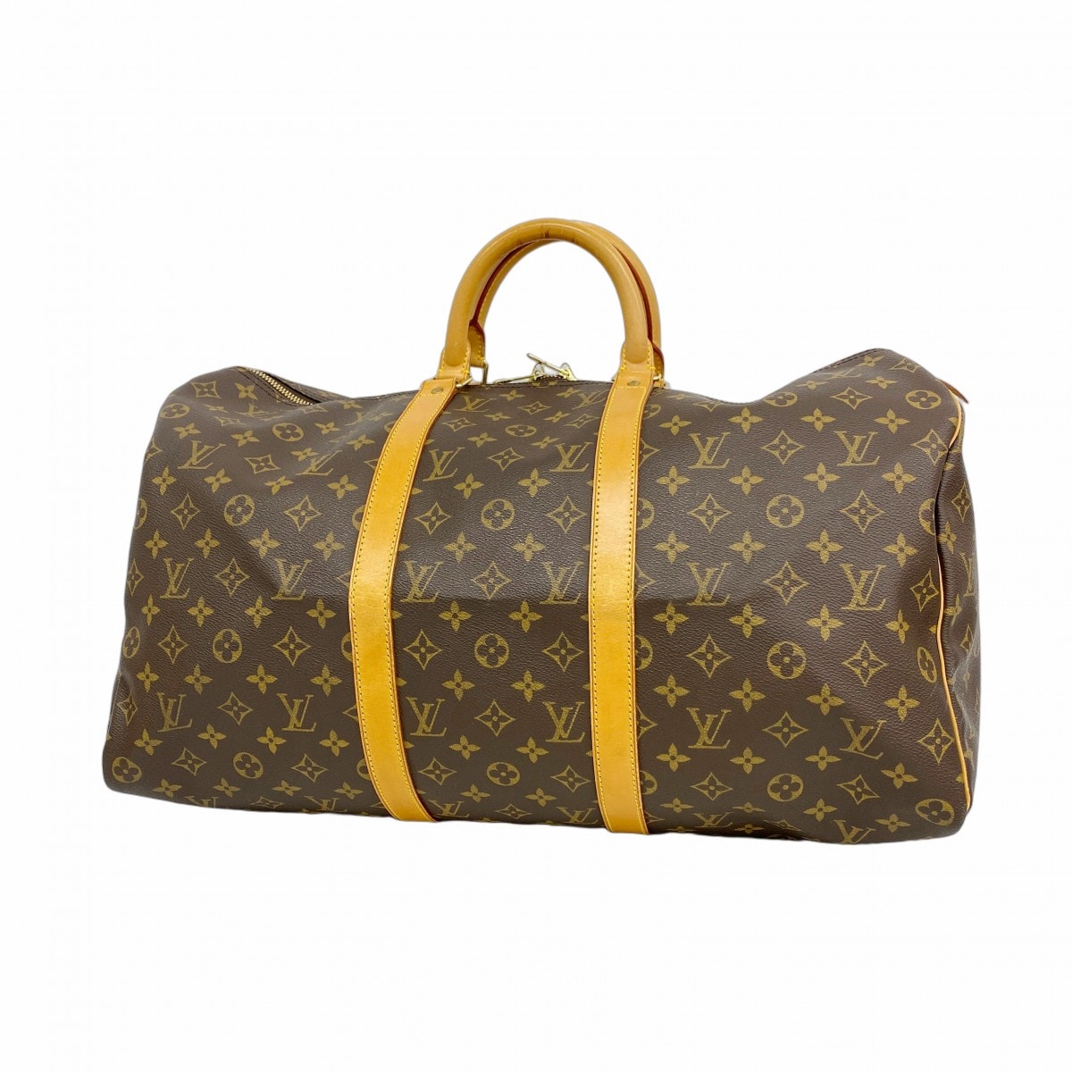 【6fa1440】ルイヴィトン ボストンバッグ モノグラム キーポル50 M41426 ブラウン【中古】メンズ レディース ユニセックス