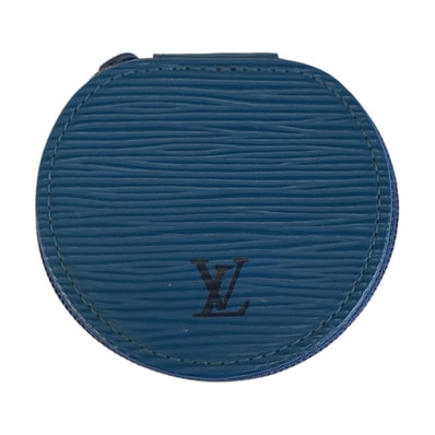 LOUIS VUITTON ルイヴィトン エピ エクランビジュー 8 トレドブルー レザー ポーチ ジュエリーケース 小物入れ 1-0255770 【中古】