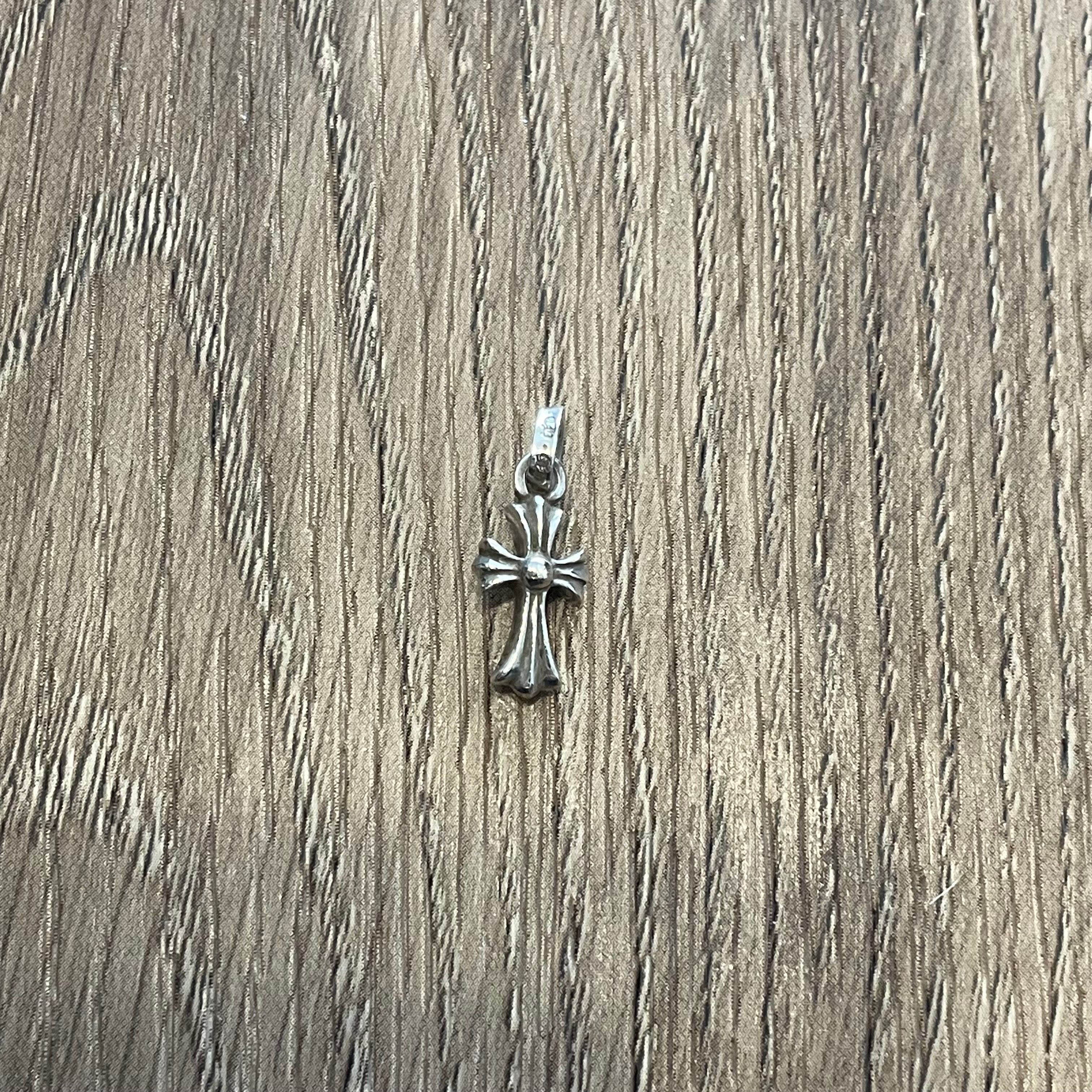 Chrome Hearts CH Cross Baby Fat Charm "Silver"